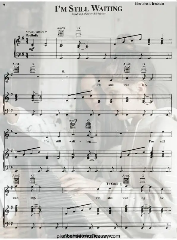 im still waiting for printable free sheet music for piano 