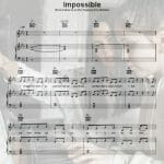 impossible james arthur sheet music