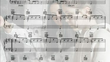 in my place sheet music pdf