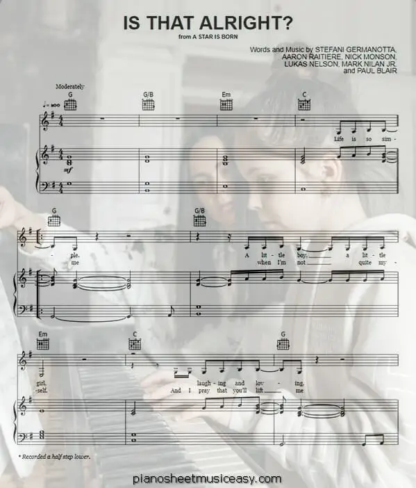 is that alright printable free sheet music for piano 