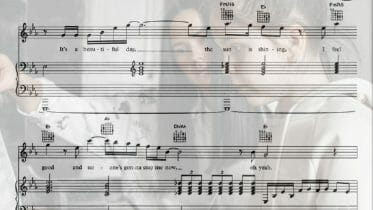 its a beautiful day sheet music pdf