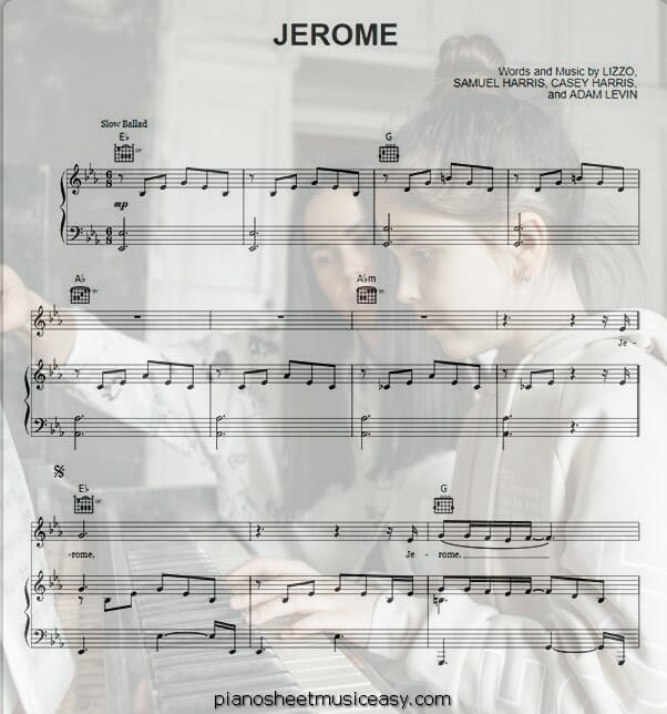 jerome printable free sheet music for piano 