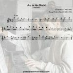 joy to the world flute sheet music pdf