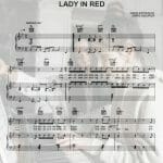 lady in red sheet music PDF