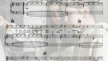 leave a light on sheet music pdf