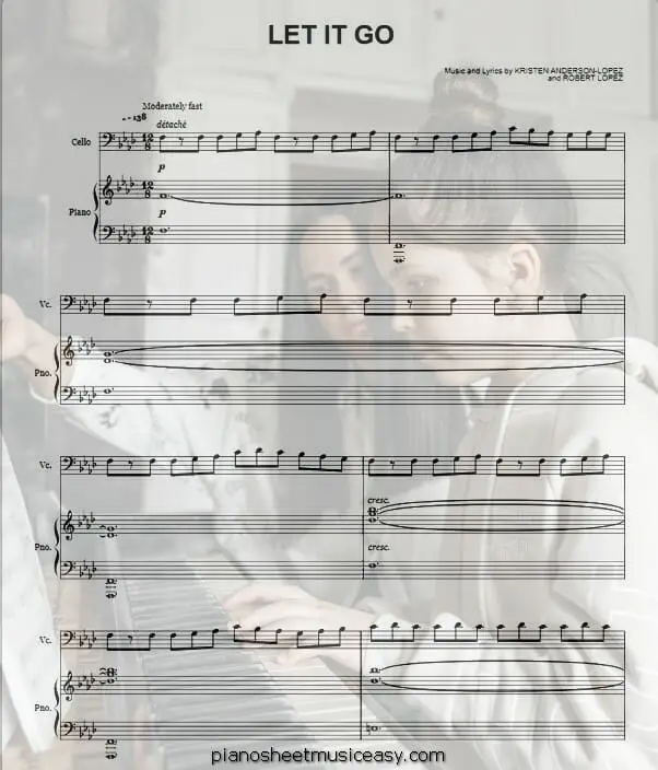let it go the piano guys printable free sheet music for piano 