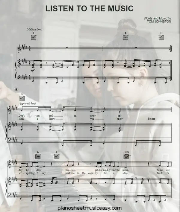 listen to the music printable free sheet music for piano 