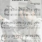 lonely boy sheet music pdf