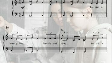 lonely boy sheet music pdf