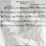 march of the priests flute sheet music PDF