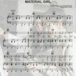 material girl sheet music pdf