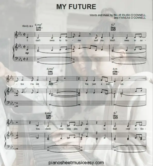 my future printable free sheet music for piano 