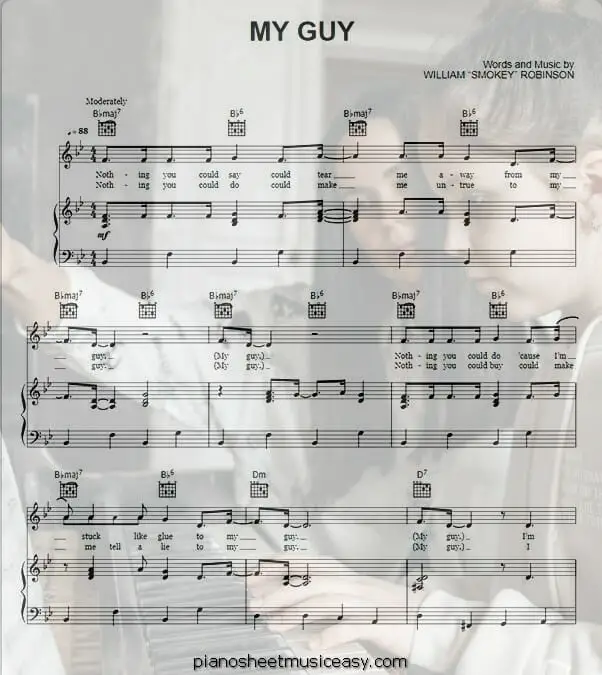 my guy printable free sheet music for piano 