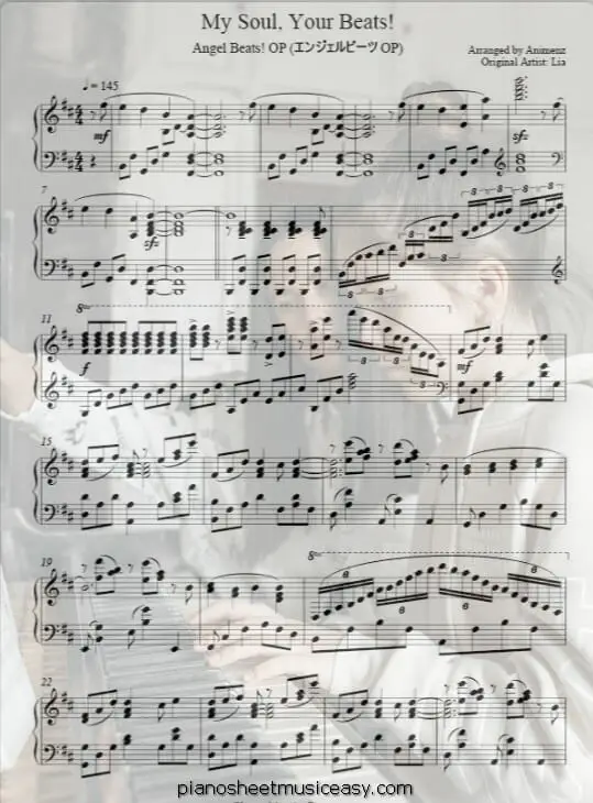 my soul your beats printable free sheet music for piano 
