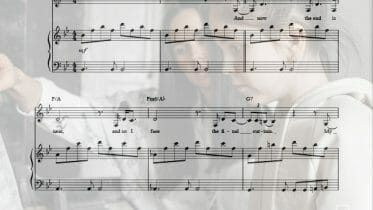 my way piano Version 1 Frank Sinatra sheet music pdf