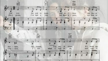 my way piano Version 3 Frank Sinatra sheet music pdf