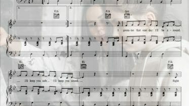never be alone sheet music pdf