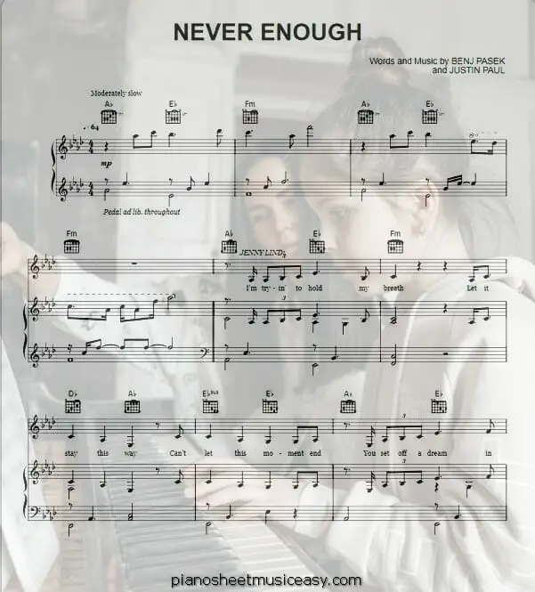 never enough printable free sheet music for piano 