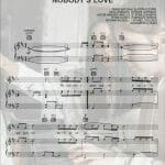 nobodys love sheet music pdf