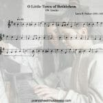 o little town of bethlehem flute sheet music pdf