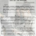 out of the woods sheet music pdf