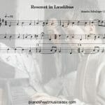 resonet in laudibus flute sheet music pdf