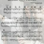 saturday nights alright for fighting sheet music pdf