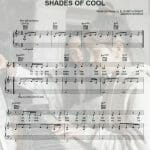 shades of cool sheet music pdf