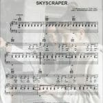 skyscraper sheet music pdf