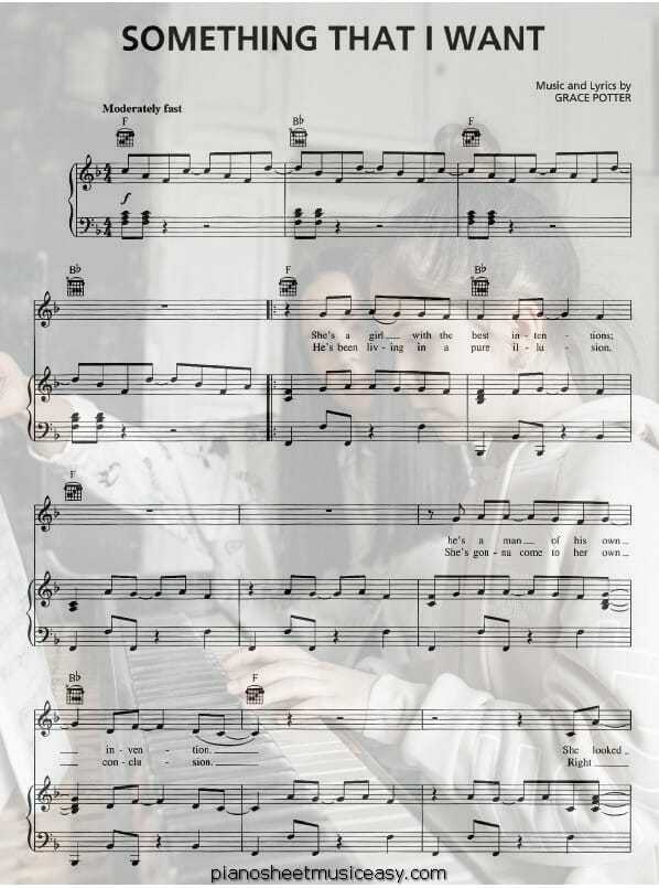 something that i want printable free sheet music for piano 