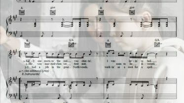 tangled up in blue sheet music pdf