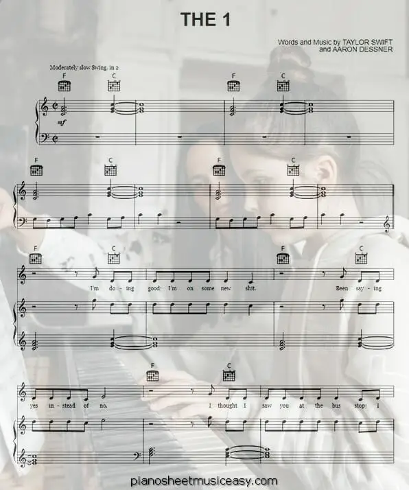 the 1 printable free sheet music for piano 