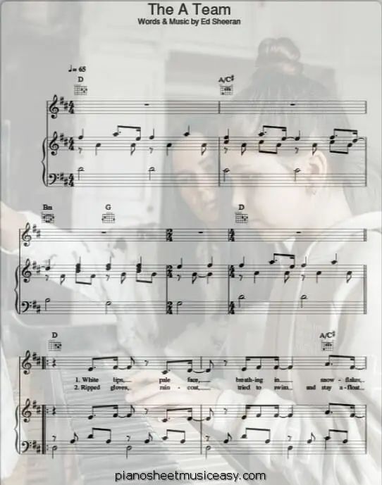 the a team printable free sheet music for piano 