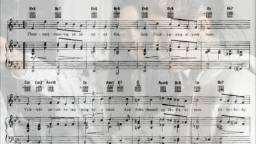 the christmas song sheet music Pdf