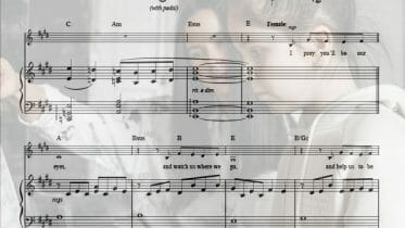 the prayer piano music sheet PDF files