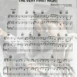 the very first night sheet music pdf