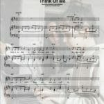 think of me sheet music pdf