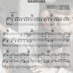 warriors sheet music pdf