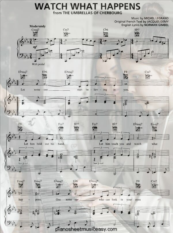 watch what happens printable free sheet music for piano 