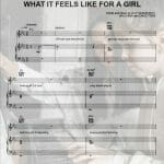 what it feels like for a girl sheet music pdf
