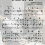 whos in your head sheet music pdf