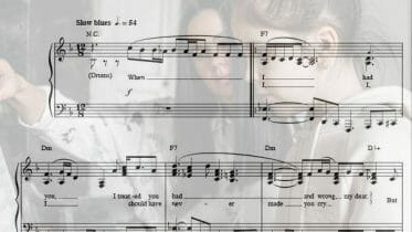 whos lovin you sheet music PDF