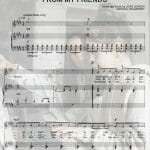 my friends sheet music pdf