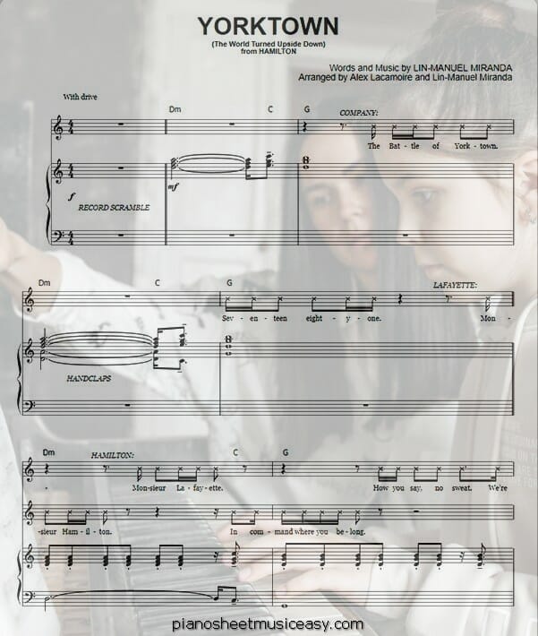 yorktown printable free sheet music for piano 