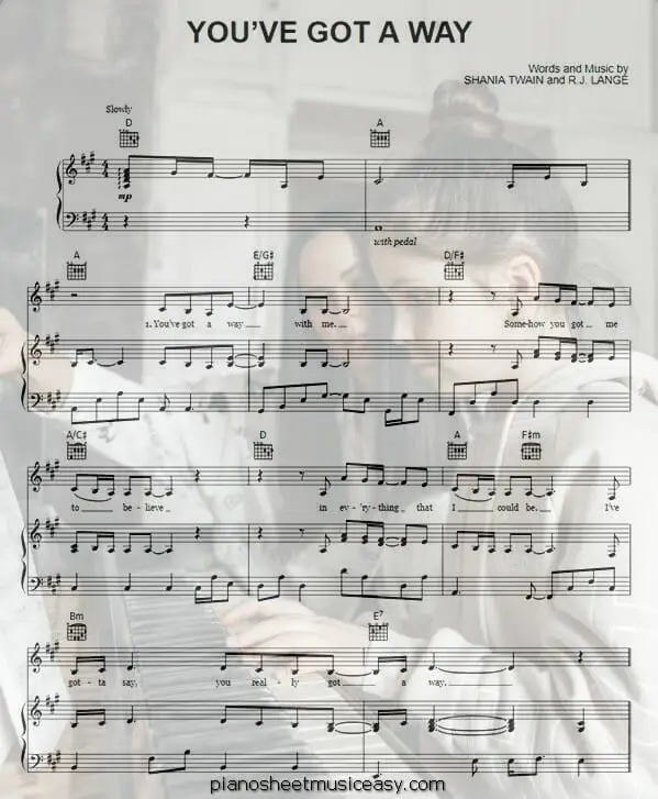 youve got a way printable free sheet music for piano 