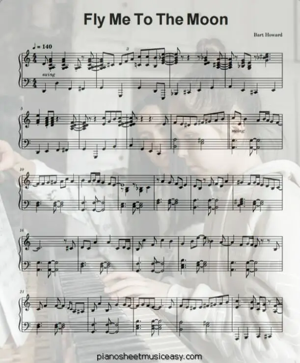fly me to the moon sheet music pdf free