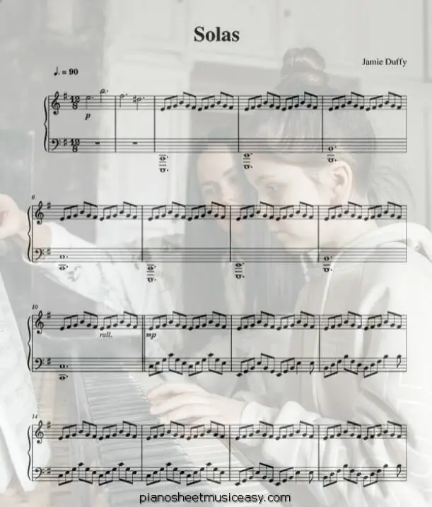 solas printable free sheet music for piano 